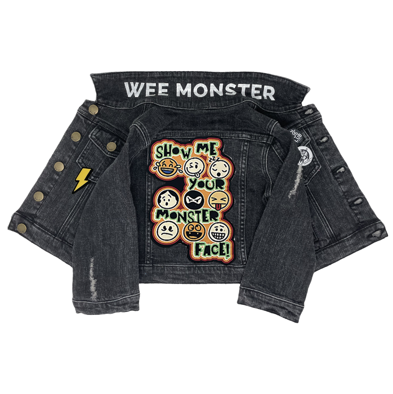 Jacket with monster face discount