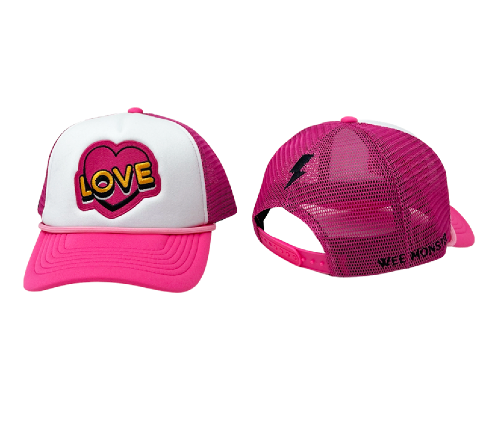 love and monsters cap LOVE Trucker Hat