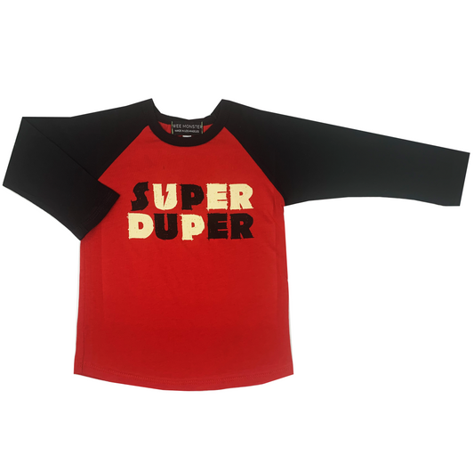 Super Duper Raglan - Unisex for Boys and Girls