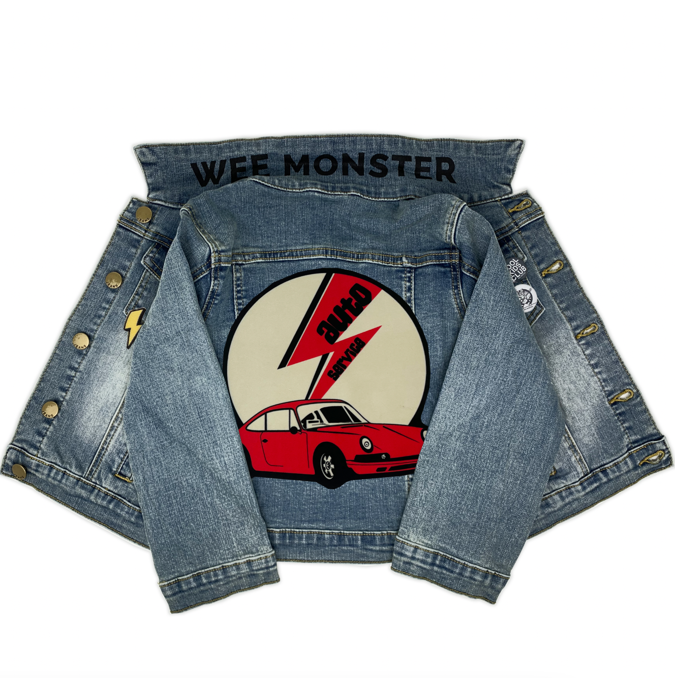 Auto Service Denim Jacket - Unisex for Boys and Girls