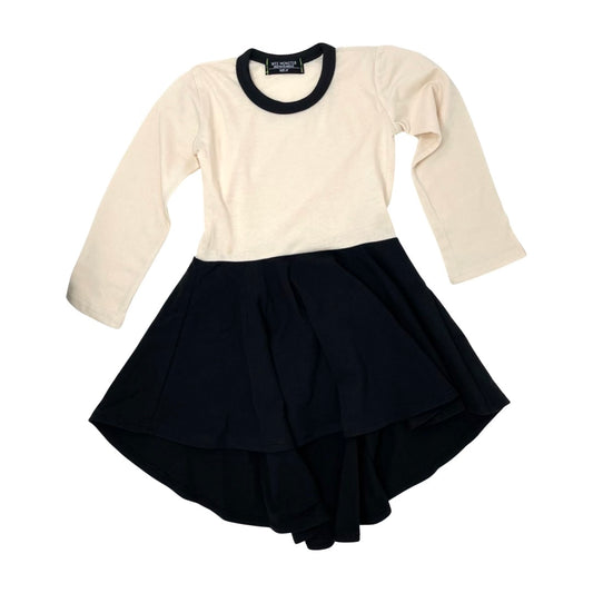 Ice Cream and Super Duper Black Color Block Dress