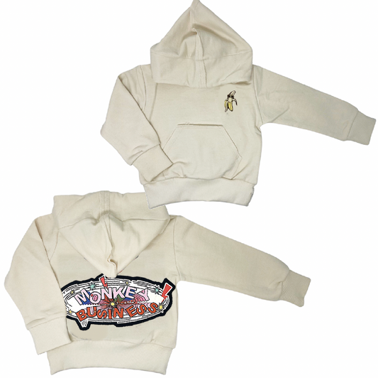 Monkey Business Cream Pullover - Unisex for Boys and Girls