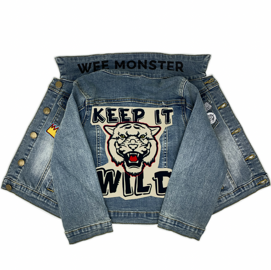 Keep It Wild Denim Jacket - Unisex for Boys and Girls