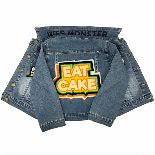 Eat Cake Denim Jacket - Unisex for Boys and Girls