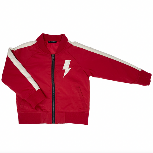 Red Bomber Jacket - Unisex for Boys and Girls