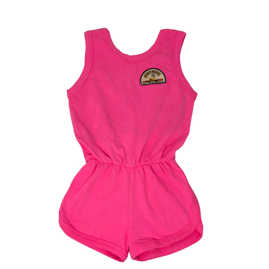 Silly Goose - Neon Pink Romper