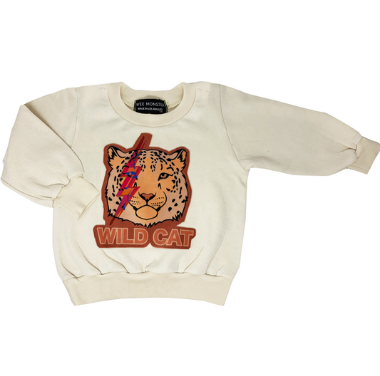 Wild Cat Sweatshirt - Unisex for Boys and Girls