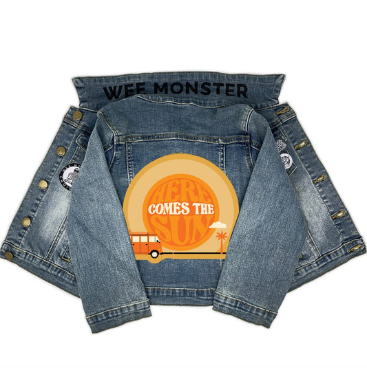 Here Comes The Sun Denim Jacket - Unisex for Boys and Girls